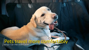 【Limited-time offer】Cushion For Dog & Pets Cover Pad Waterproof Cushion Pet Traveling Car Rear Seat Protector Mat Black