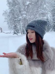 Nón Len Dày Ấm Áp Phối Dải Băng Chữ Đen - 100style