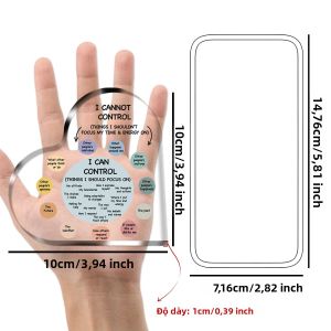 Biển Hiệu Hình Trái Tim Bằng Acrylic Khẳng Định Sức Khỏe Tâm Thần Để Trang Trí Văn Phòng 10x10cm Phong Cách Hiện Đại Dành Cho Lớp Học Trường Học Cố Vấn Nhân Viên Xã Hội Nhà Trị Liệu