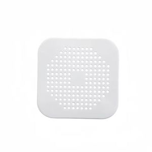 1PCS Square Drain Sticker Silicone Flexible Reusable Anti Clogging Hair Filter Bathroom Sewer Cover Household Bathroom Drain Mat
