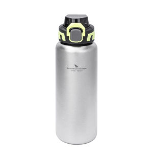Boundless Voyage | Bình Nước Titan Boundless Voyage 950ml Miệng Rộng Chống Rò Rỉ Dành Cho Đi Bộ Đường Dài Du Lịch Kèm Túi Đựng