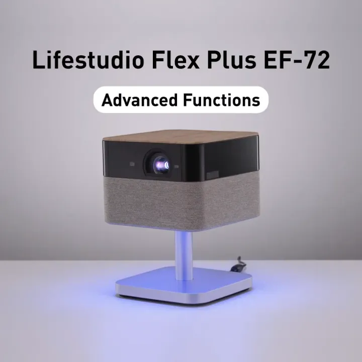 [Redeem TNG RM100] Epson Lifestudio Flex Plus EF-72 Home Projector | Sound by BOSE | Google TV | 1000 lumens | 4K PRO-UHD | Ambient Light | USB Type-C Power
