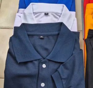 Kaos Kerah Premium Pria: Polo Shirt dengan Logo King, Panda & Kuda