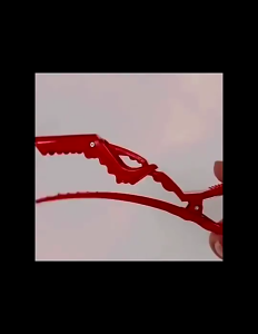 6pcs Salon Crocodile Clip Styling Partition Clip Hairdressing Salon Professional Tools Barber Shop Accessories