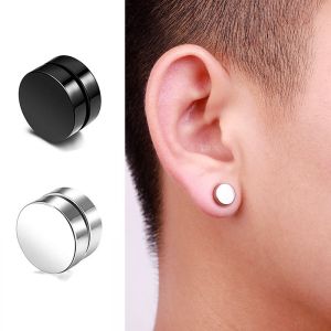 Titanium Steel Magnetic Ear Cuff for Men No Piercing Required Fashionable Single Male Ear Ring Korean Style Couple Jewelry