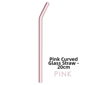 XIYUYANGGUANG | Bent Food-Grade Heat-Resistant Glass Stirring Straw