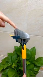 Combo Dọn Nhà 3 Món: Chổi Chà Cọ Nhà Vệ Sinh + Chổi Quét Trần Nhà + Bàn Chải Khe Hẹp - Hãng dododios