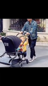 Pushchair Stroller Scooter cart Connector two twins baby out Second Child Auxiliary Stroller Pedal