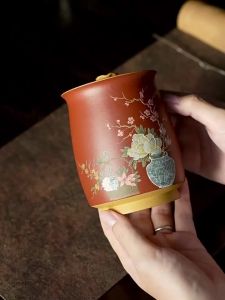 YIHUCHUN | High-End Hand-painted Floral Tea Caddy 150g