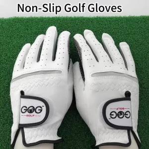 1 Chiếc Găng Tay Golf Nam Mềm Mại Thoáng Khí Da Cừu Chính Hãng Chống Trơn Trượt Trái/Tay Phải Tương Thích Găng Tay Golf Gói