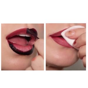 Peel Off Lip Liner Tattoo Chống Thấm Nước Lâu Dài Mờ Không Dính Phai Màu Lip Tint Màu Đỏ Gợi Cảm Đường Viền Trang Điểm Mỹ Phẩm 4 Màu