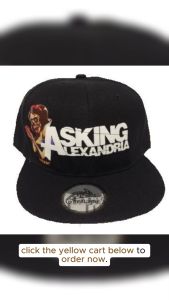 ASKING ALEXANDRIA BAND SNAPBACK CAP