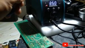 COD YCD Desoldering Heat Gun Solder dengan Stasiun 220V/750W / blower uap portable digital murah servis hp panas quick / blower pemanas timah stiker pipa pvc plastik besi servis hp elektronik / hot gun pemanas stiker low watt 750watt pipa pvc sablon