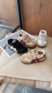 Fashion Black Shoes for Kids Sports Sneakers Rubber for kids Casual Sports Shoes Boys Shoes