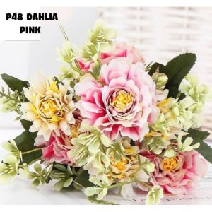 Bouquet bunga P48 DAHLIA Artifisial Dekorasi