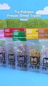 Petibox Freeze Dried Pet Treats Pure Meat High Protein Healthy Snacks All Natural Single Ingredient Pet Food Meal Topper Training Reward Appetite Booster No Preservatives Nutritious Treats for Dogs and Cats