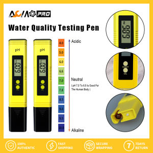AumoPro เครื่องวัดค่า PH ในแอลซีดีแบบพกพาเครื่องวัดค่า PH ดิจิตอล LCD กรองน้ำ TDS EC เครื่องวัดอุณหภูมิปากกาทดสอบ Tas Free สำหรับน้ำดื่มในครัวเรือน/พิพิธภัณฑ์สัตว์น้ำไฮโดรโปนิกส์/สระว่ายน้ำ