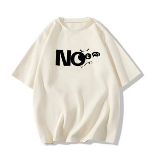 Summer Pure Cotton White Short Sleeve T-Shirt Womens Loose Top American Design Half Sleeve Trendy Casual round Neck Tee