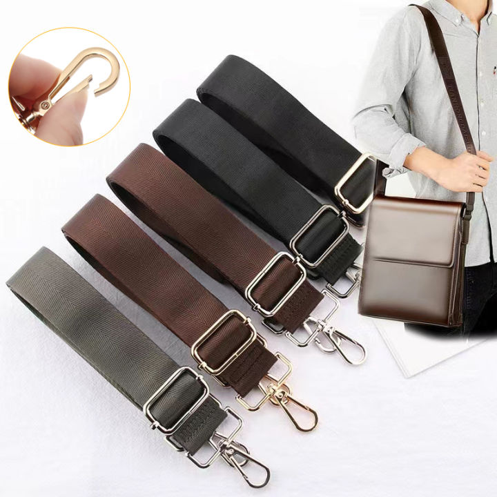 Ready Stock) Mens Bag Strap High Quality Wide Nylon Straps for