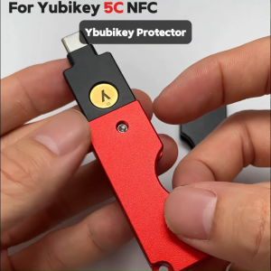 Đặc biệt cho vỏ bảo vệ YubiKey 5C NFC - Vỏ hợp kim nhôm CNC chống trầy xước & chống uốn dễ lắp đặt