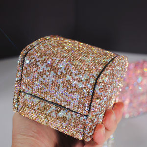 Diamond Watch Box Classy Watch Storage Box High-Grade Flip Case Watch Box Gift Jewelry Watch Box