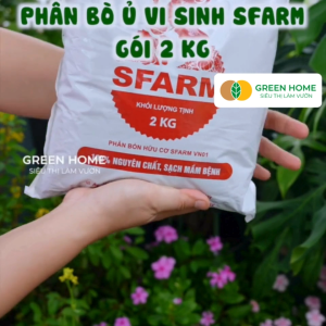 Phân Bò Ủ Vi Sinh GreenHome Sfarm Bao 2kg Bổ Sung Dinh Dưỡng Đa Trung Vi Lượng Và Acid Humic