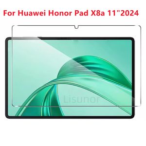 1PCS 9H Tempered Glass Screen Protector For Huawei Honor Pad X8a 2024 11 Inch Anti Scratch Bubble-Free HD Tablet Protective Film