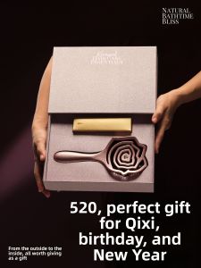 KRRAMEL | Rose Hollow Scalp Massaging Comb