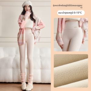 กางเกงว่ายน้ำทรงสั้นเอวสูงผ้าฝ้ายแท้ ทรงเข้ารูป ทรงเข้ารูป กางเกงขายาวทรงเข้ารูปสำหรับผู้หญิง ฤดูใบไม้ร่วง ฤดูหนาว 2025 ใหม่