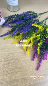 Acc Lavender Plastik / Bunga Artificial / Bunga Plastik / Bunga Dekorasi / Dekorasi Pernikahan / Pernikahan
