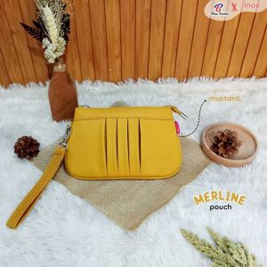 POUCH MERLINE INOE Dompet Wanita Murah Simple Anti Air
