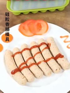 Food Grade Silicone Sausage Mold Baby Food Supplement Tool Home Made Hot Dog Ham Sausage Baking Mold Sausage Mold