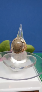 Cincin Akik Sulaiman (Batu Semulajadi) Akek Hijau cocodgn Cincin Sarung(Bingkai) Alphaka Saduran Emas Sila Rujuk Bawah utk Keterangan Lanjut