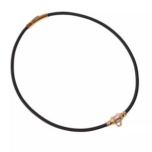 Luxury Mini Embedded Diamond 45cm Clavicle Short Chain Tangka Hanging Rope Original Version Latex Elastic Rope Buddha Amulet Chain