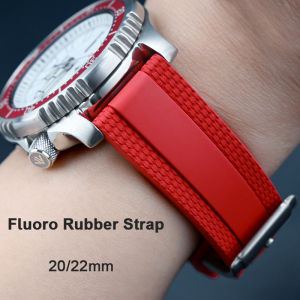 Premium Fluoro Rubber Strap for Breitling New Super Ocean Avenger Watch Band Men Universal Sport Waterproof Bracelet 20mm 22mm