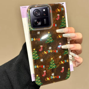 Christmas Xmas Tree Pattern Women Girls For Xiaomi 13T 14T Pro 11 Lite NE Poco X5 X6 X7 M6 C65 C61 M5S Phone Case Shell Cover
