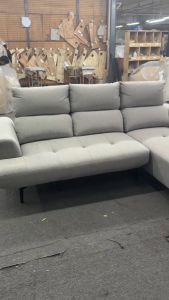 Nabucco Novinton Push Back L Shape Sofa[Multiple Material Can Choose][Delivery West Malaysia Only]