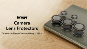 (SG) ESR Samsung S23 Ultra / S22 Plus / S22 Camera Lens Protector – Scratch Resistant Ultra thin Tempered Glass Case-Friendly