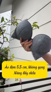 Áo lót ren đệm 5.5cm không gọng siêu nâng đẩy V1