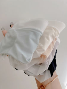 Mucaicai ผู้หญิงไนลอนแห้งเร็วชุดชั้นในกลางเอวกางเกงเซ็กซี่สี Modal ผ้าโปร่งใส Breathable กางเกงสุภาพสตรี