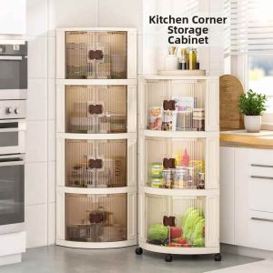 Cross Border Plastic Dual Door Foldable Storage Cabinet for Snacks and Toys Corner Use