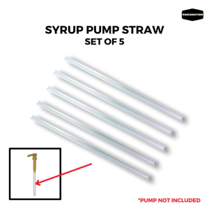 Syrup Pump Straw -Polypropylene plastic