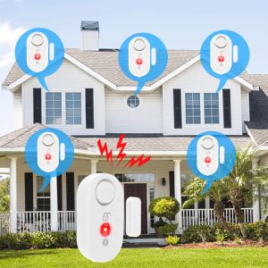Calltou Door Window Alarm Anti Theft Burglar Alarm Door Sensor 125dB Security Alarm System for Home/KidsSafety/Dementia Patients DA06