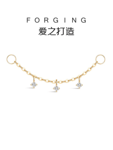 Forging Love | 18K Gold Lab Created Diamond Earrings