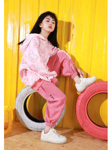 ชุดกีฬาเด็กผู้หญิง ชุดสเวตเตอร์ฤดูใบไม้ร่วง แฟชั่น เสื้อผ้าเด็ก เสื้อผ้าเด็ก ชุดเด็ก ชุดกีฬา เสื้อผ้าเด็กผู้หญิง