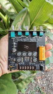 New ! ZK-TB21 แอมป์จิ๋ว 50+50+100 w รุ่นยอดนิยม ของแท้ ชิปใหญ่ จาก Wuzhi audio ล็อตใหม่ คาปาซิเตอร์สีทอง