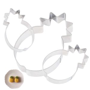 Cetakan kue kering Bentuk Nanas / Cetakan kue Nastar Taiwan / Ring cookies cutter bentuk nanas Press Pinneapple Cake Mold/Cetakan kulit pangsit