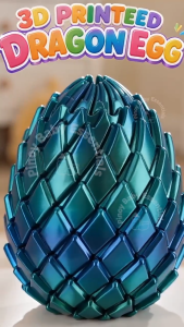 【BUY 1 TAKE 1】3D Printed Dragon Egg Fidget Toy Twist Decompression Stress Relief Sensory Toy Satisfying Click Sound Easter Gift for Kids Adults Childrens Puzzle Transformable Slime Ball Dragon Scale Egg