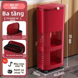ASCOR | Thùng Rác Nhà Bếp Đa Năng Đôi Tầng Dung Lượng Lớn Không Phải Cúi