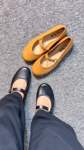 Sepatu Wanita Jelly Kasual Ujung Bulat Model Mary Jane Slipon Flat Women Fashion Style COD SPT-103